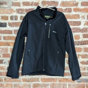Walls Large Black Jacket‎ w/ Adjustable Waist & Sleeves
